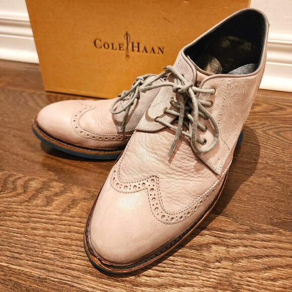 Cole Haan - Air Franklin Wingtip ironstone Suede - Picture 1 of 7